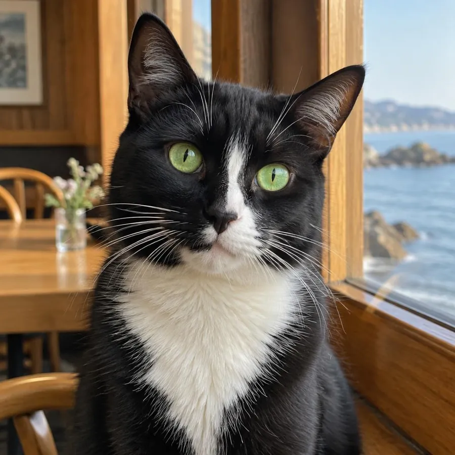 Luna, Tuxedo shorthair
