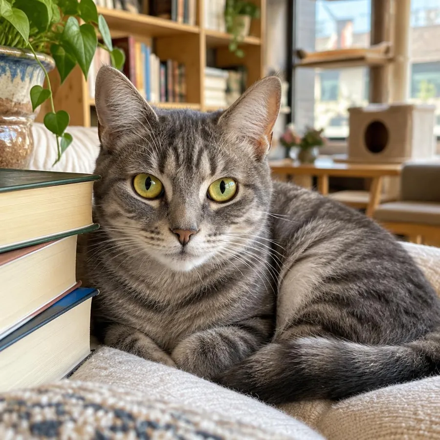 Pepper, Gray tabby